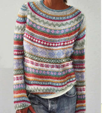 Harper | Pull en maille rétro