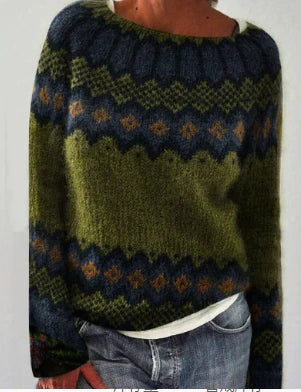 Harper | Pull en maille rétro
