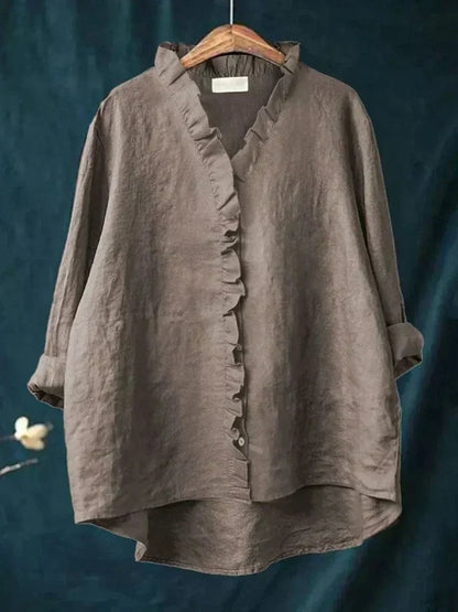 Célestine™ | Blouse délicate à volants