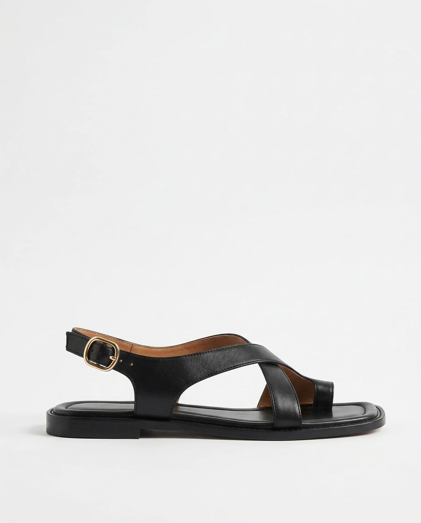RABIA™ | SANDALES CROISÉES EN CUIR ITALIEN