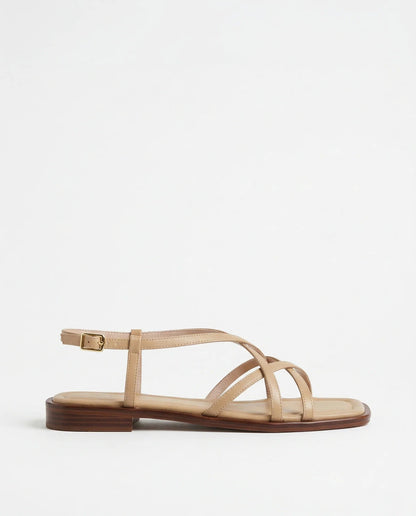 SAMIA™ | SANDALES À LANIÈRES EN CUIR ITALIEN