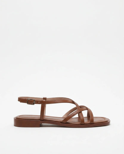 SAMIA™ | SANDALES À LANIÈRES EN CUIR ITALIEN