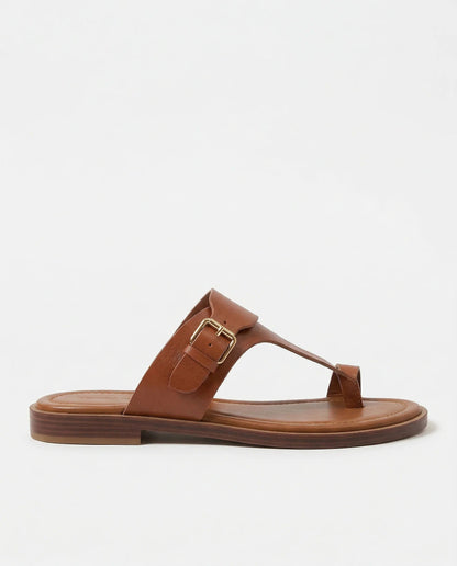 SALWA™ | SANDALES EN CUIR À BOUCLE