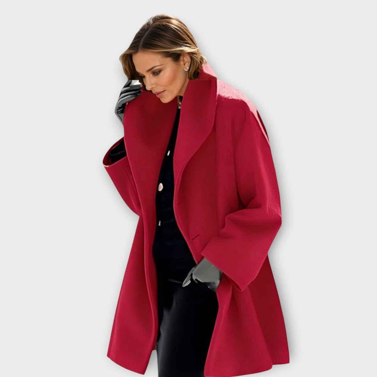 Sophie | Manteau en laine haut de gamme, coupe-vent et élégant
