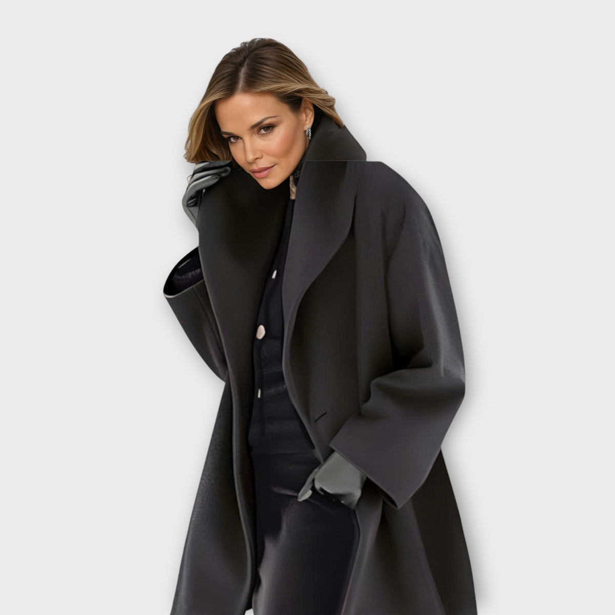 Sophie | Manteau en laine haut de gamme, coupe-vent et élégant