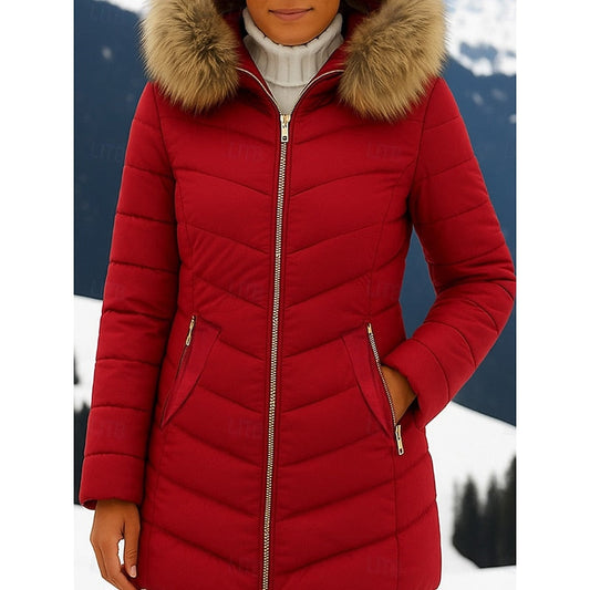 Gwendolyn | Parka d’hiver matelassée à capuche