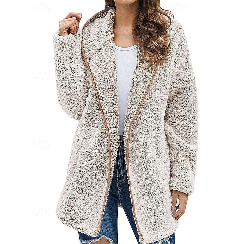 Adaline | Manteau douillet à capuche