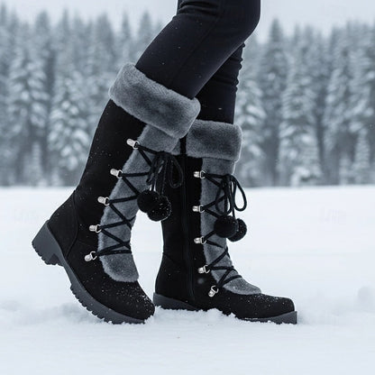 Danica | Bottes d’hiver confortables à lacets
