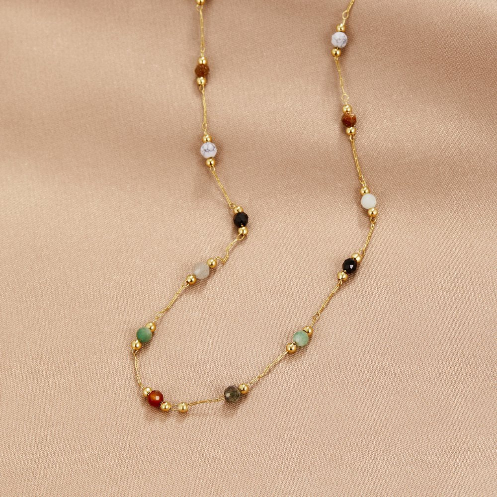 Freya™ | Collier minimaliste avec pierre