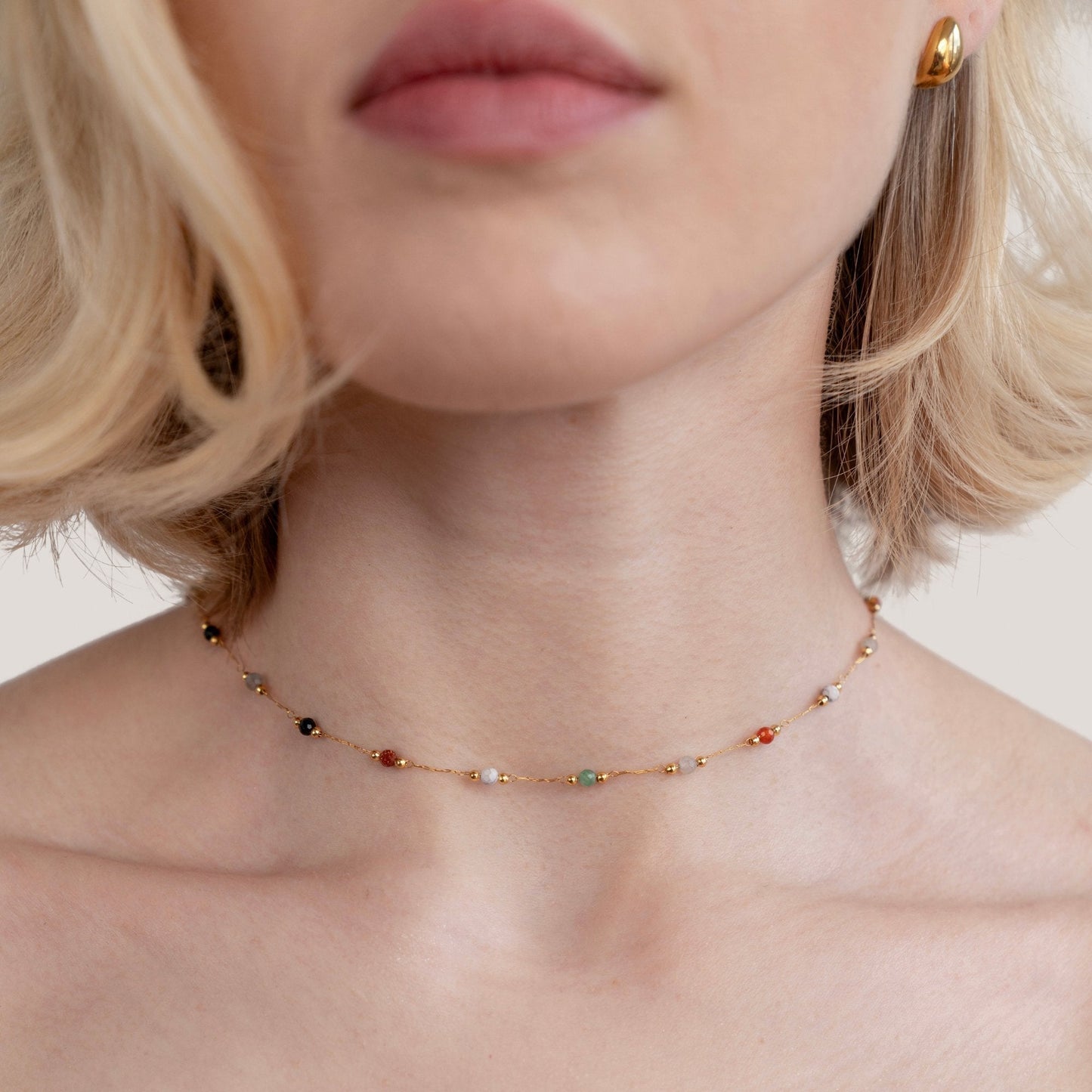 Freya™ | Collier minimaliste avec pierre