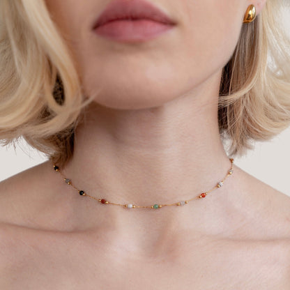 Freya™ | Collier minimaliste avec pierre