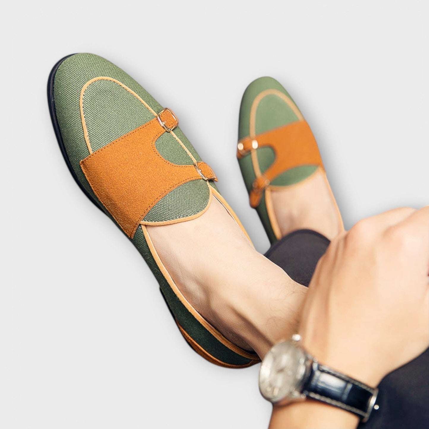 Marina™ | Mocassins bicolores à enfiler