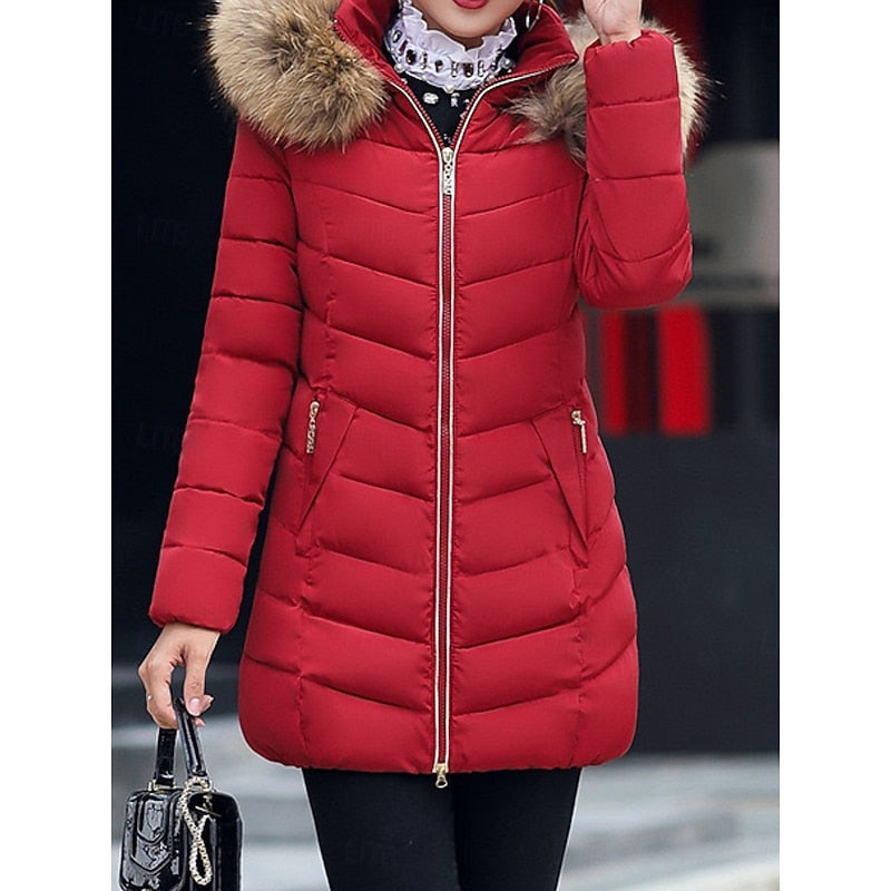 Gwendolyn | Parka d’hiver matelassée à capuche