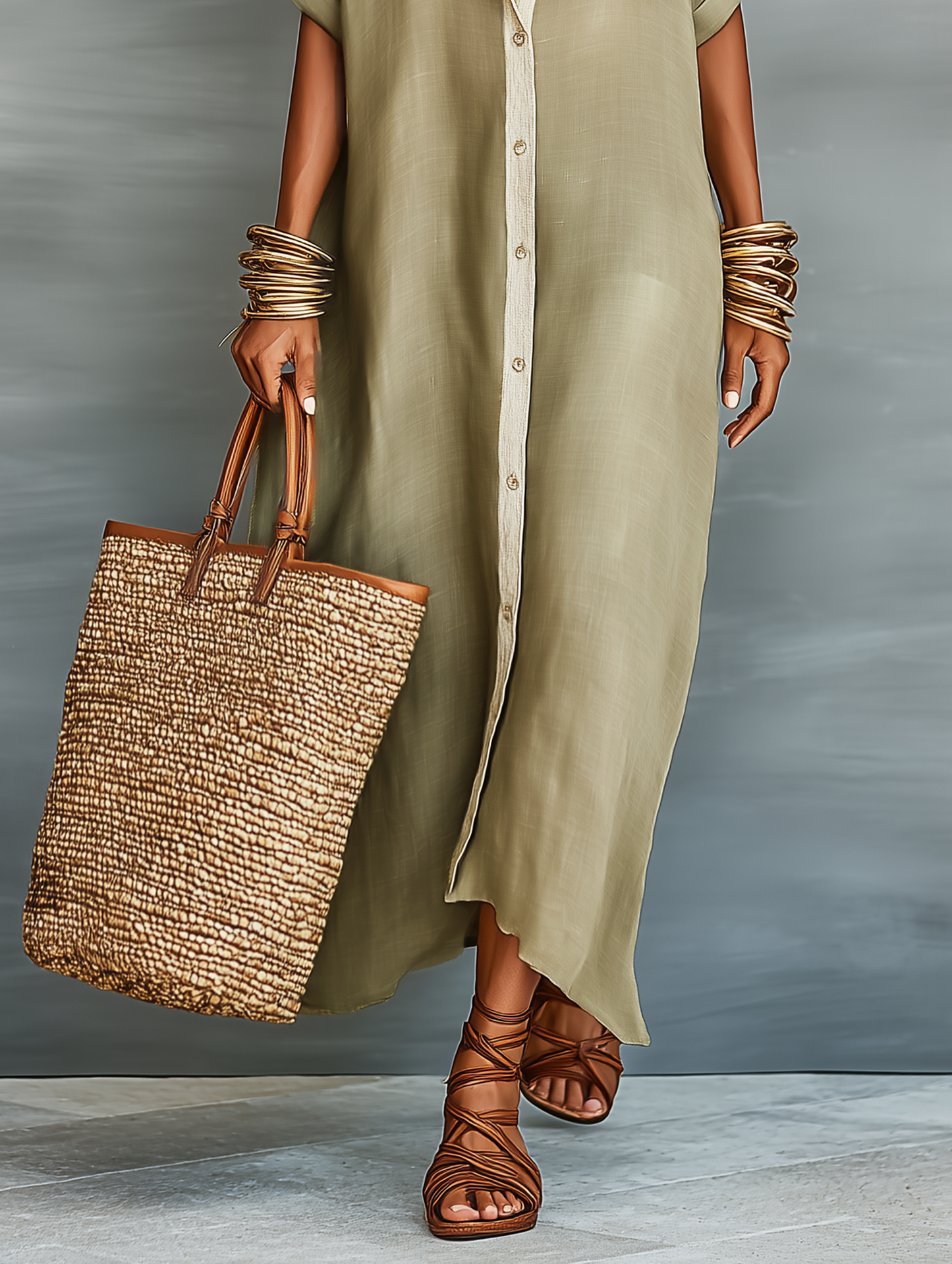 NELYA™ | Robe Lin