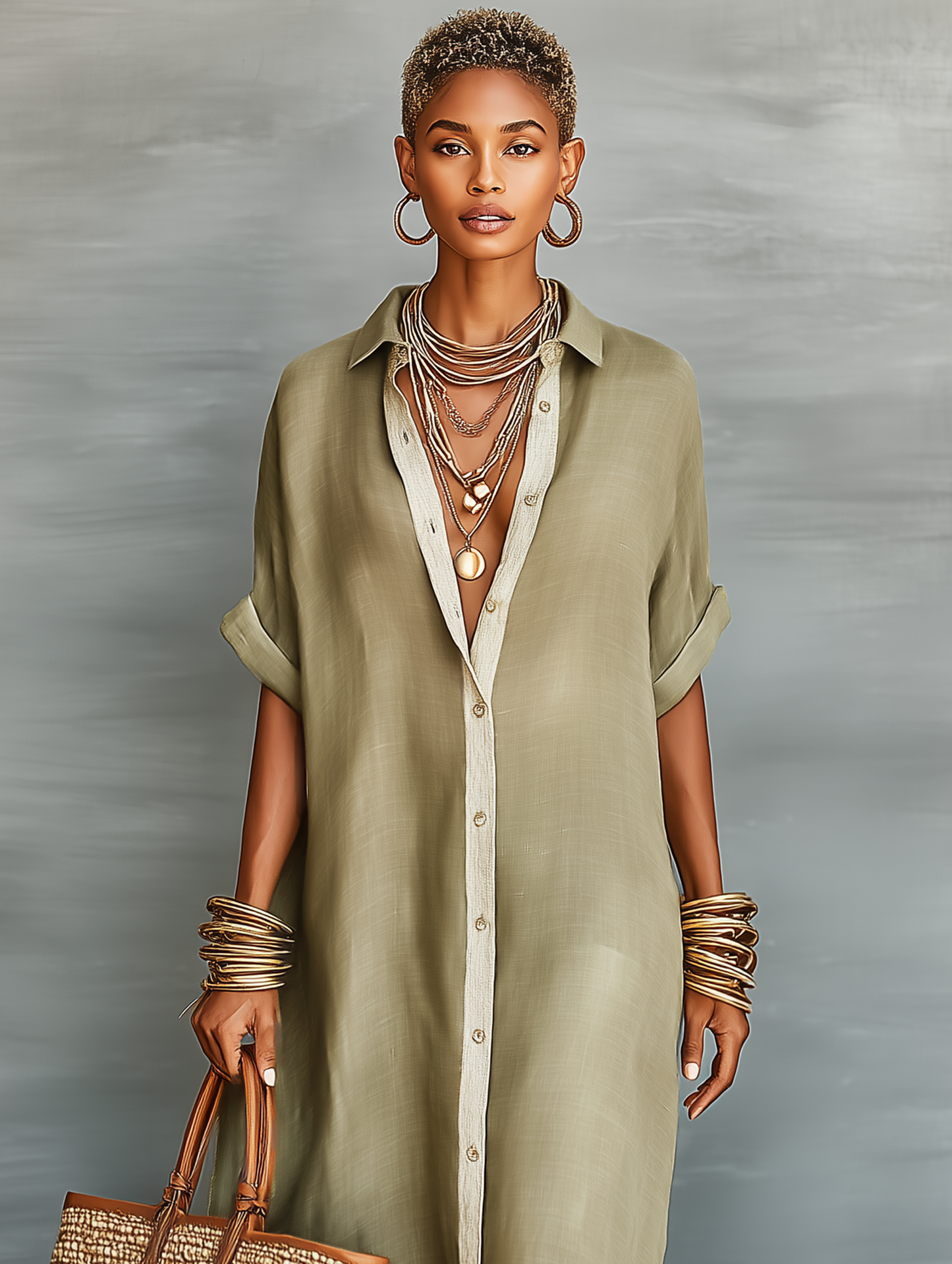 NELYA™ | Robe Lin