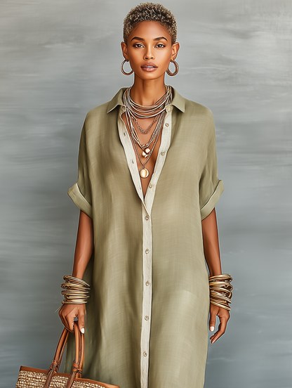 NELYA™ | Robe Lin
