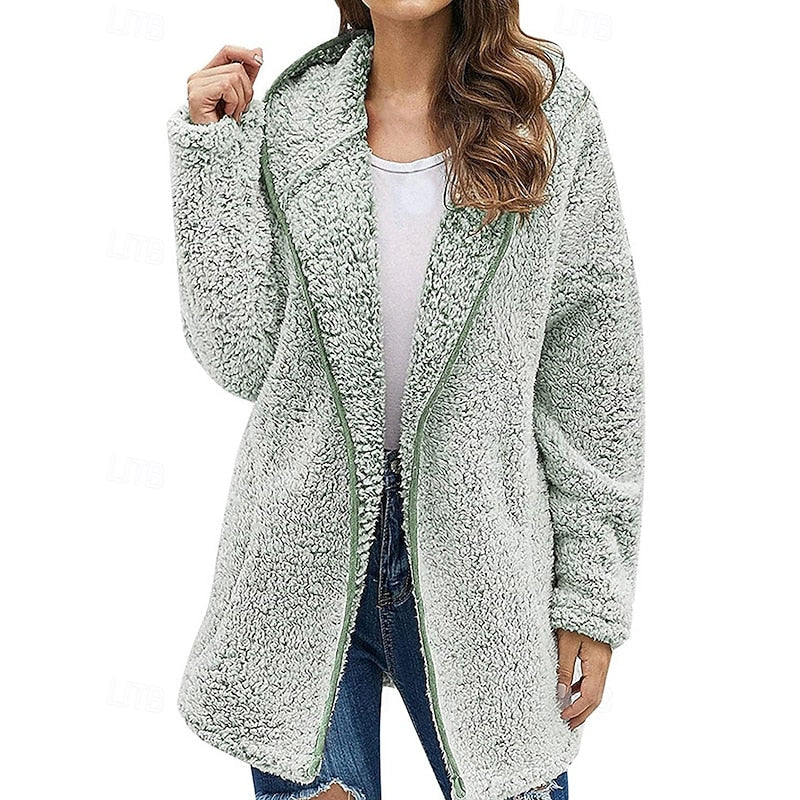 Adaline | Manteau douillet à capuche