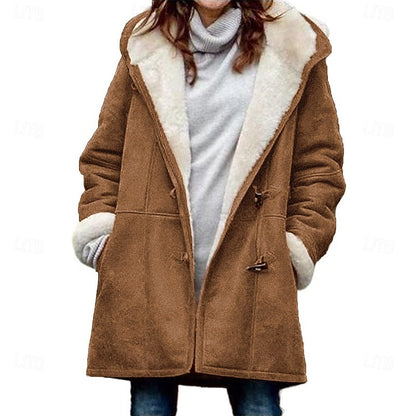 Marguerite | Manteau d’hiver douillet à capuche