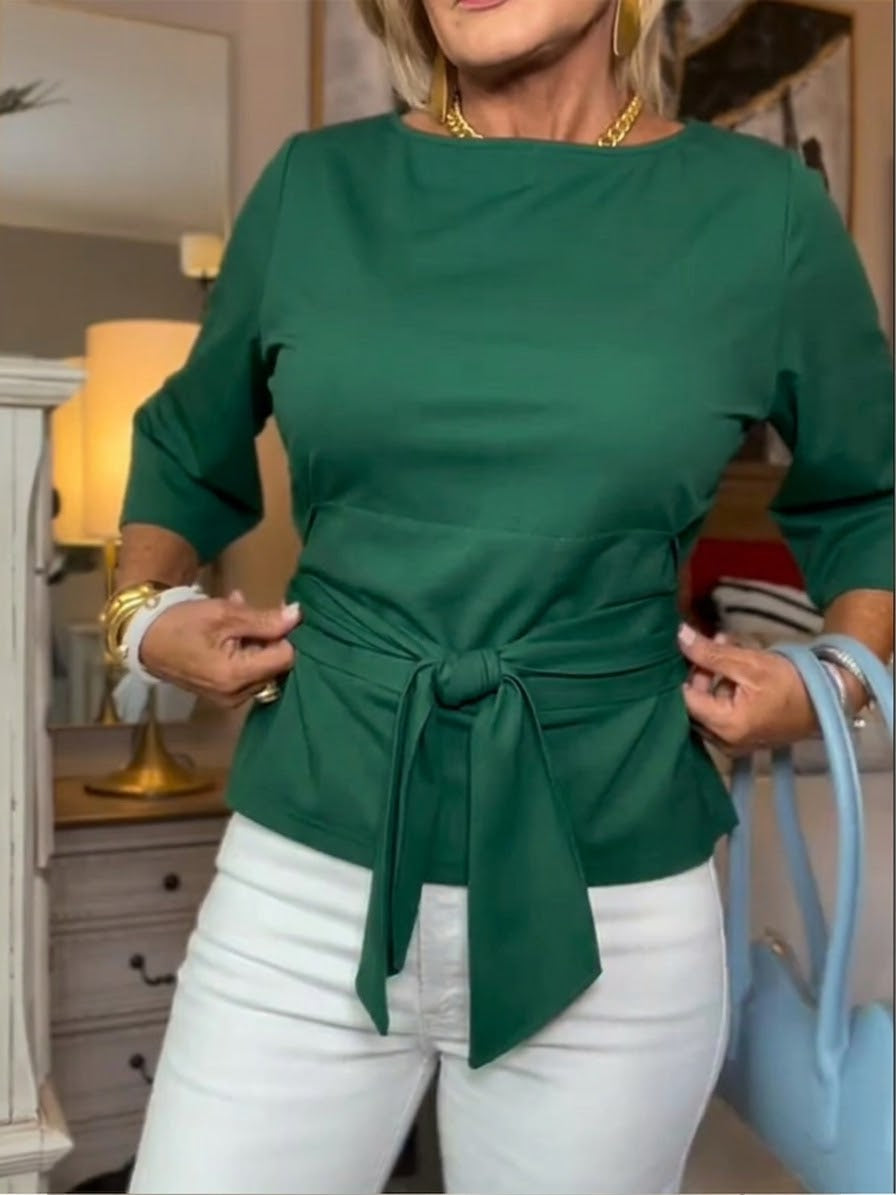 Nina™ | T-shirt en coton à nouer