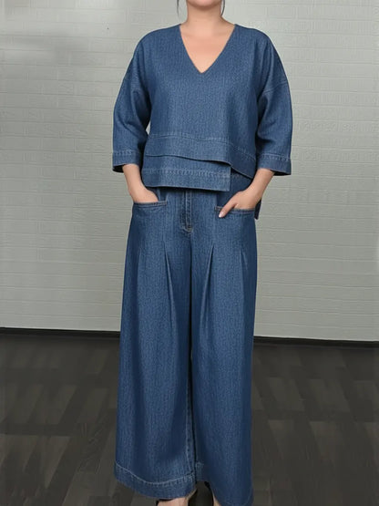 Samira™ | Ensemble denim 2 pièces