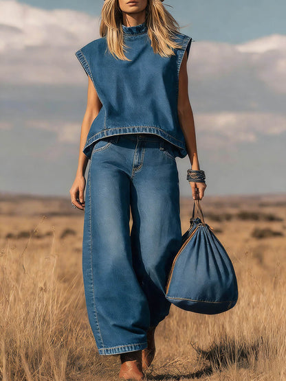 Noémie™ | Ensemble denim 2 pièces