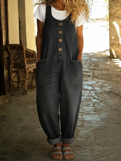 Aurore™ | Combinaison en jean 7/8