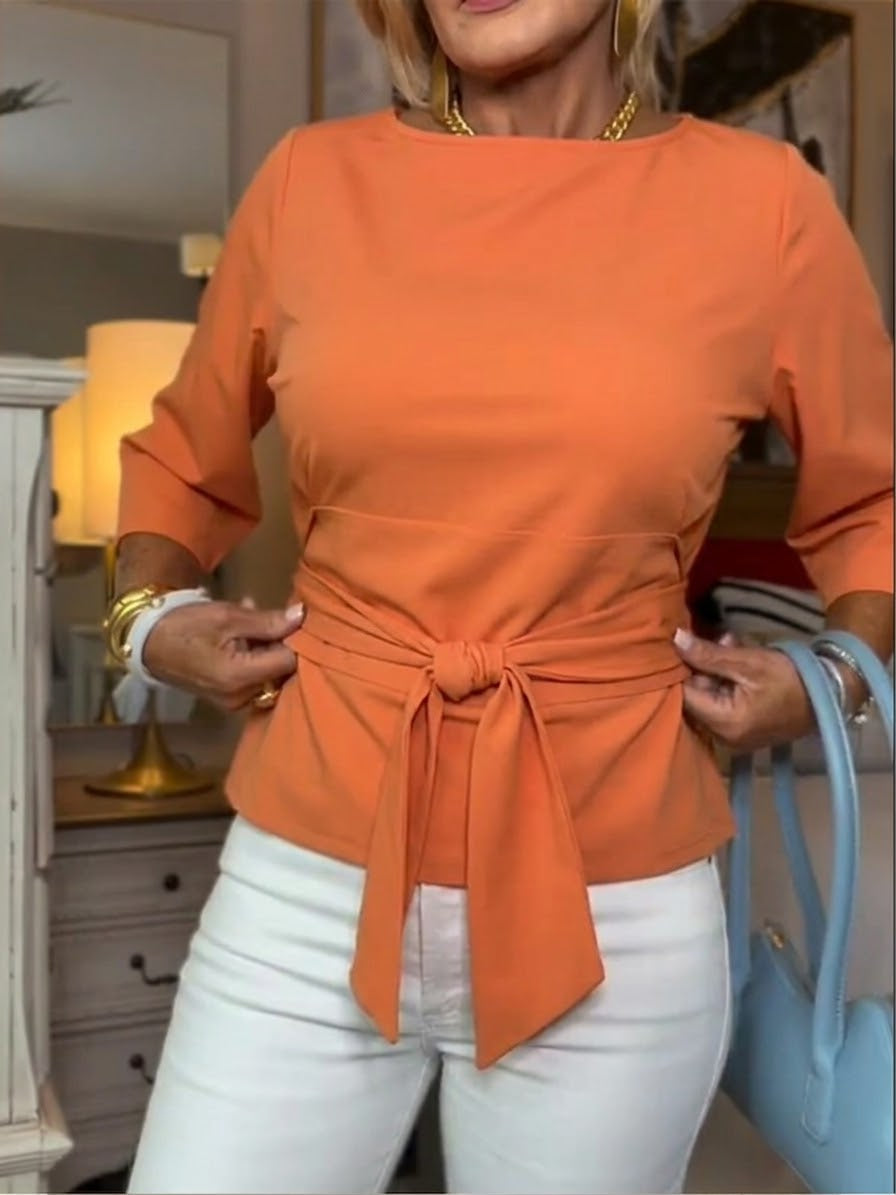 Nina™ | T-shirt en coton à nouer