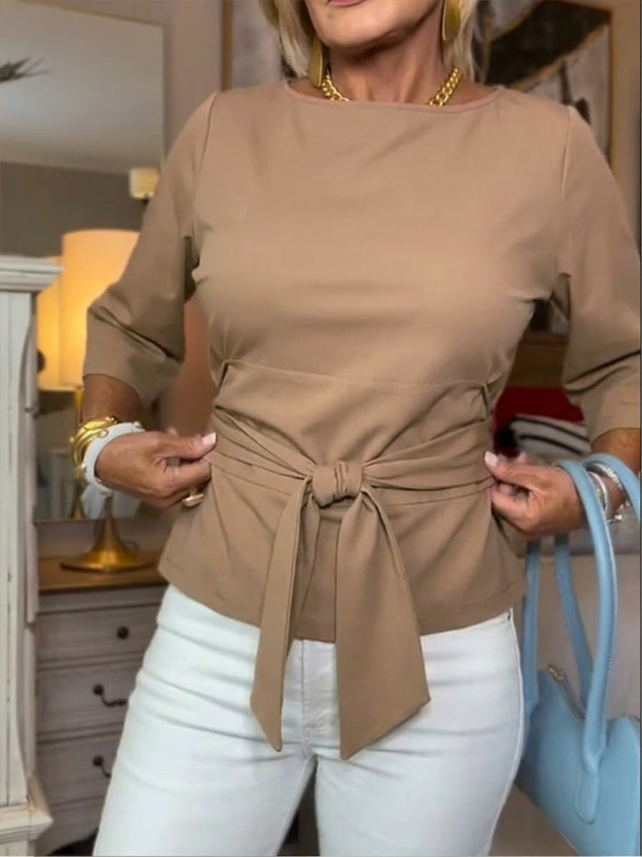 Nina™ | T-shirt en coton à nouer