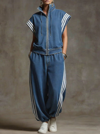 Emilia™ | Ensemble denim 2 pièces