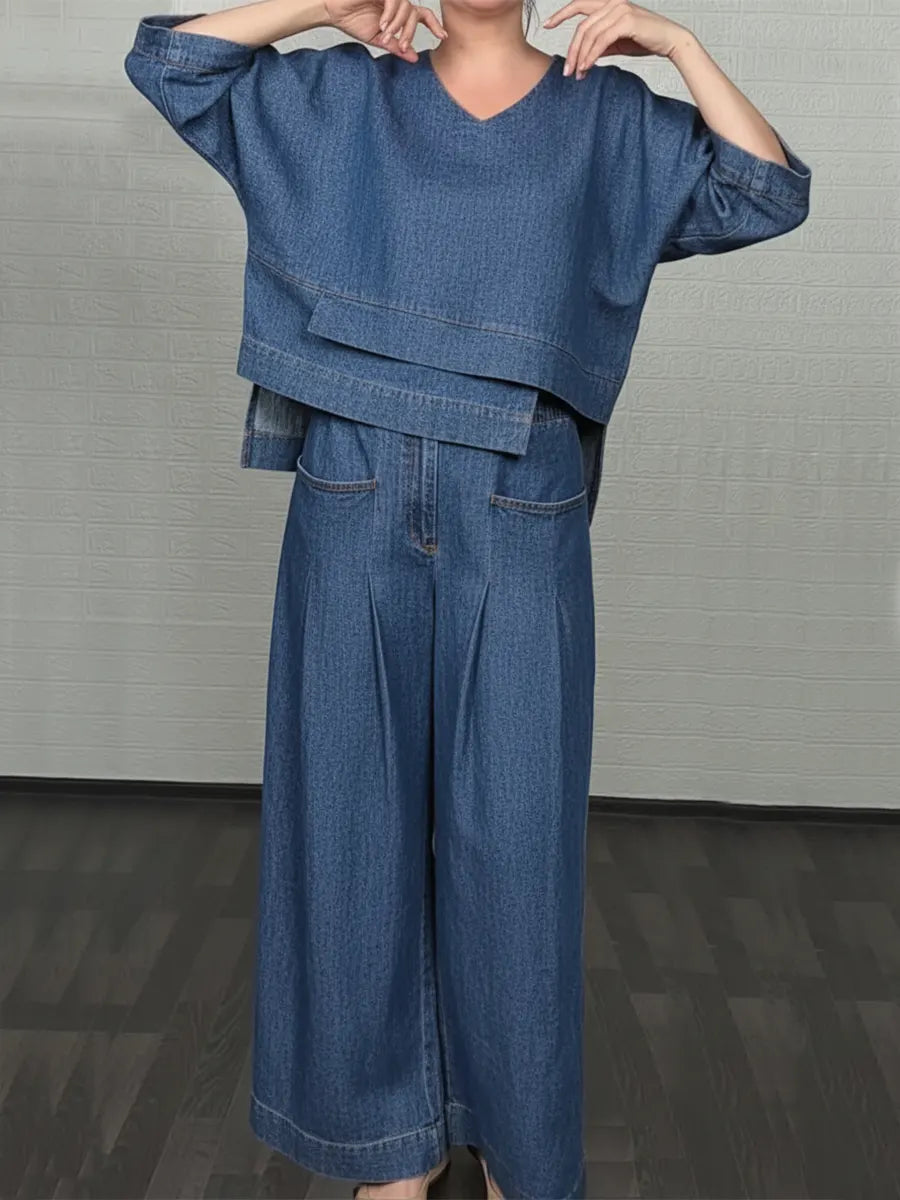 Samira™ | Ensemble denim 2 pièces