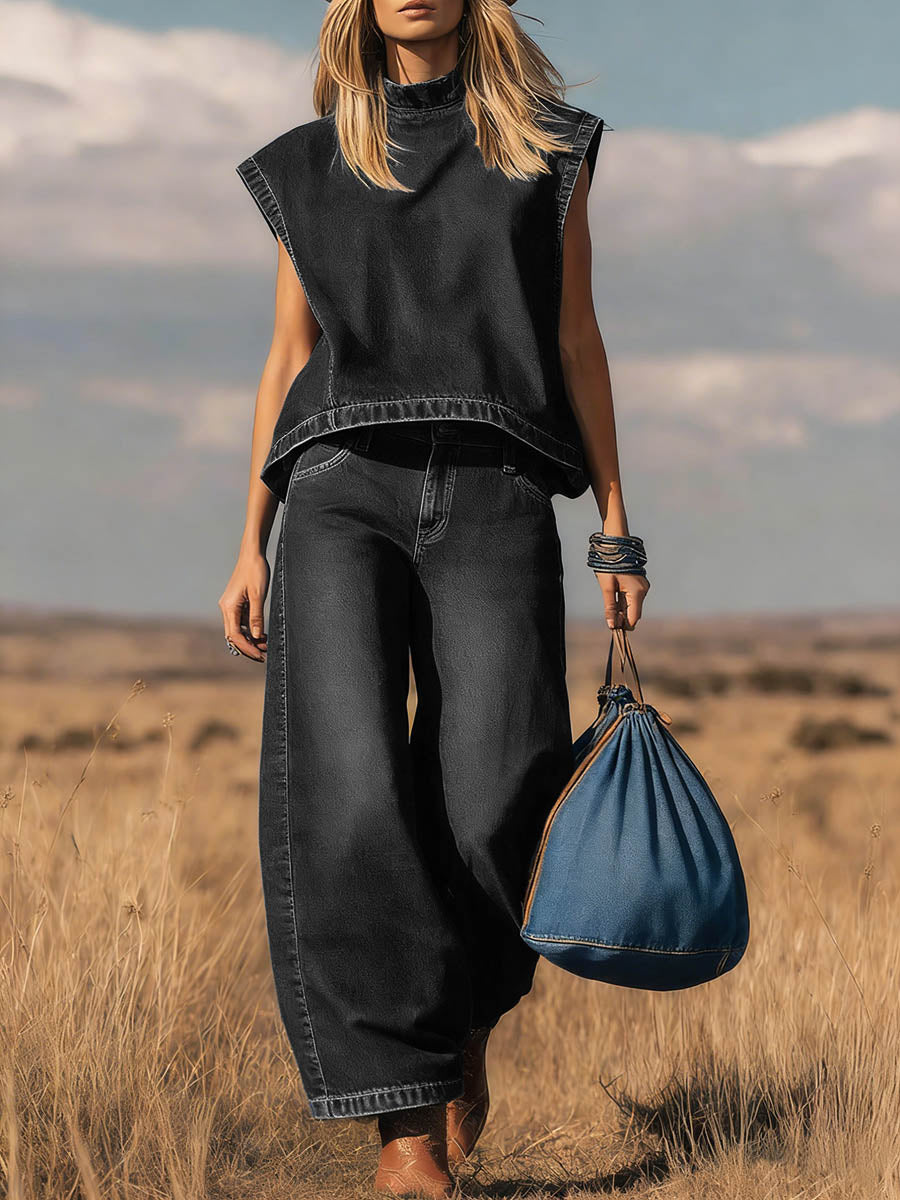 Noémie™ | Ensemble denim 2 pièces