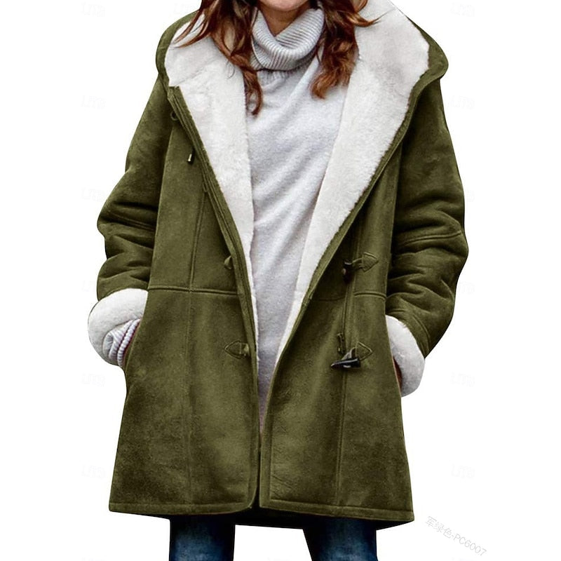 Marguerite | Manteau d’hiver douillet à capuche