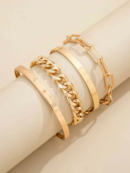 Brinley™ | Ensemble de bracelets en or blanc