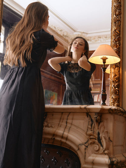 Ariella™ | Robe en maille brodée