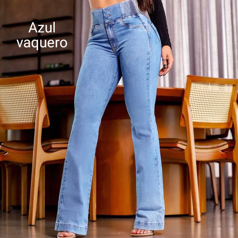 Chaïma™ | Jeans taille haute extensibles