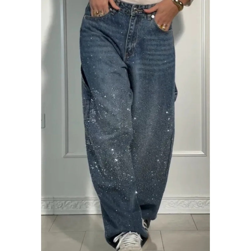 Amoria™ | Jeans ornés de bijoux fantaisie