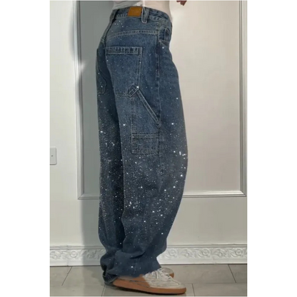 Amoria™ | Jeans ornés de bijoux fantaisie