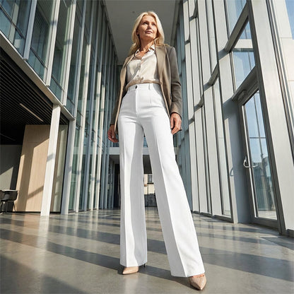 Elvire™ | Pantalon de costume taille haute