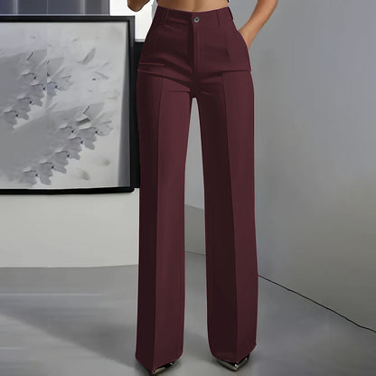 Elvire™ | Pantalon de costume taille haute