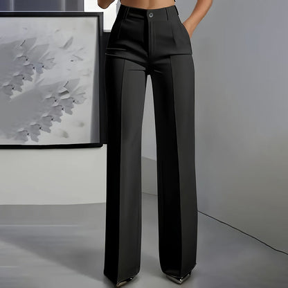 Elvire™ | Pantalon de costume taille haute