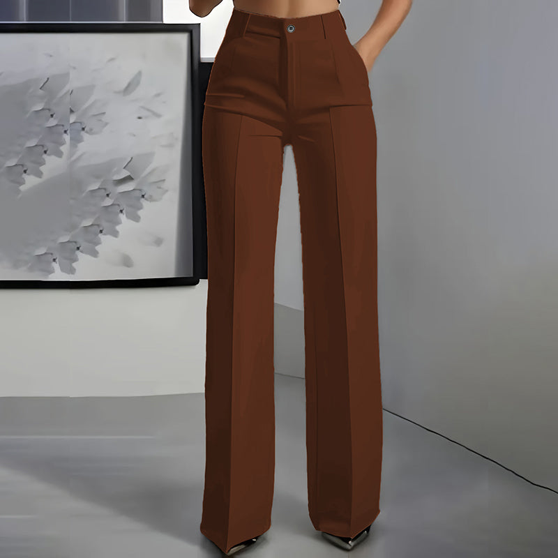 Elvire™ | Pantalon de costume taille haute