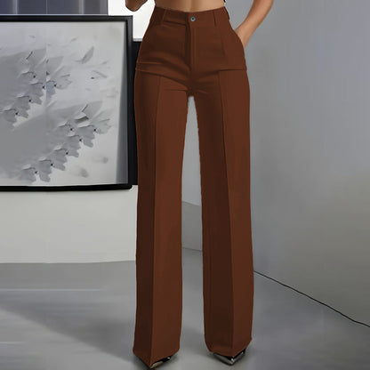 Elvire™ | Pantalon de costume taille haute