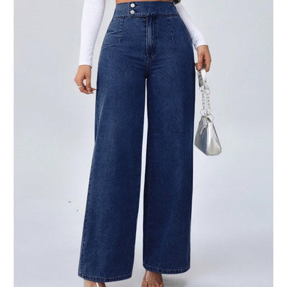 Zayna™ | Jean taille haute évasé