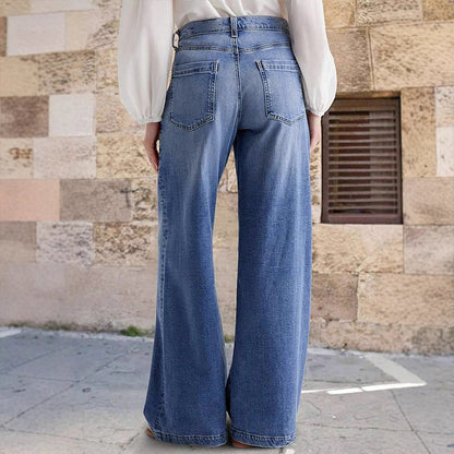 Hafsah™ | Jeans vintage taille haute jambes larges