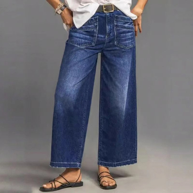 Loubna™ | Jeans taille haute évasé