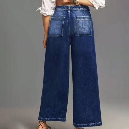 Loubna™ | Jeans taille haute évasé