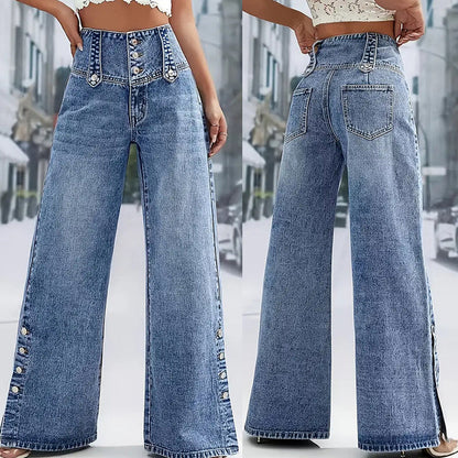 Jovelle™ | Jean taille haute évasé