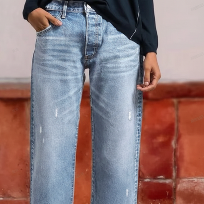 Amirah™ | Jeans droits courts rétro