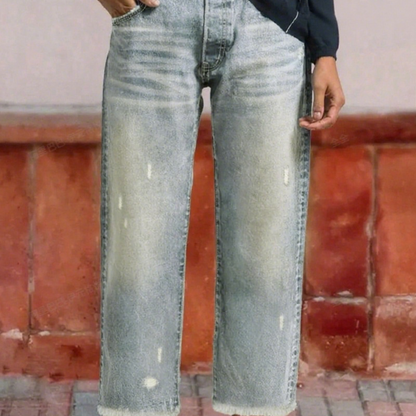 Amirah™ | Jeans droits courts rétro