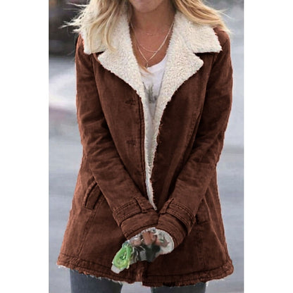 Brynn | Manteau douillet doublé en sherpa